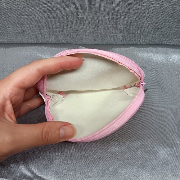 Strawberry Shortcake Pink Coin Purse Keyring Zipper Wallet 80s Classic Fandom - Picture 3 of 5